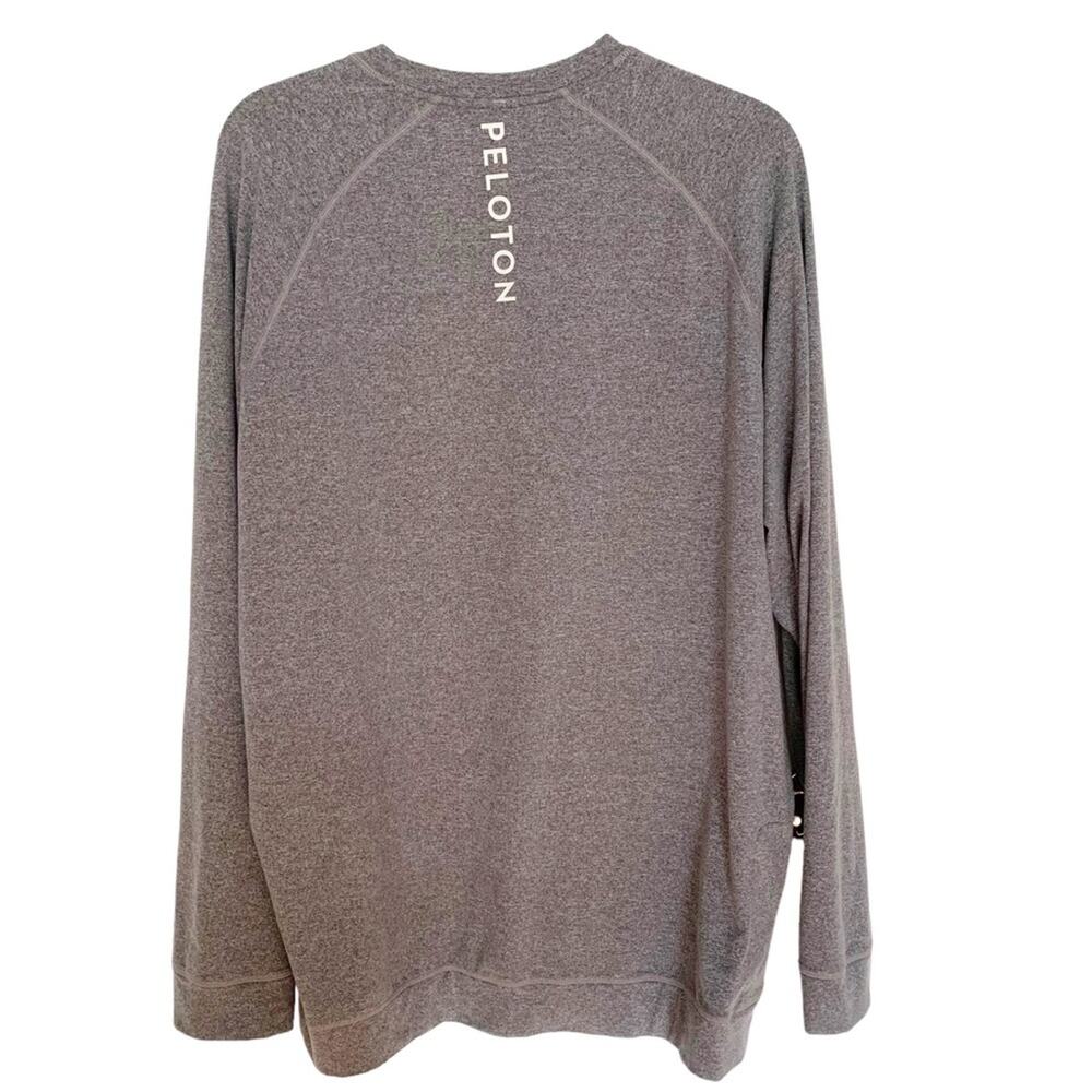Peloton Men's Grey Dreamblend Crewneck L/S Pullover X Large NWOT - Picture 5 of 7